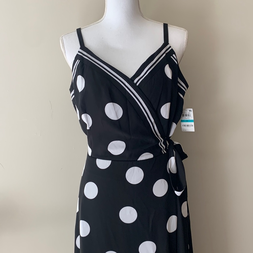 Faux Wrap Maxi Dress